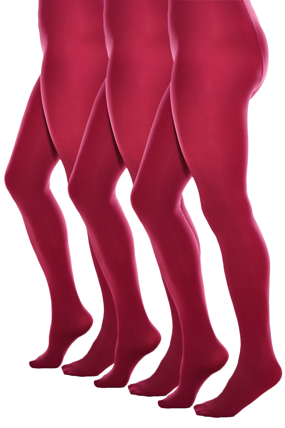 3 Pair Microfiber 60 Denier Tights Comfort& Economic