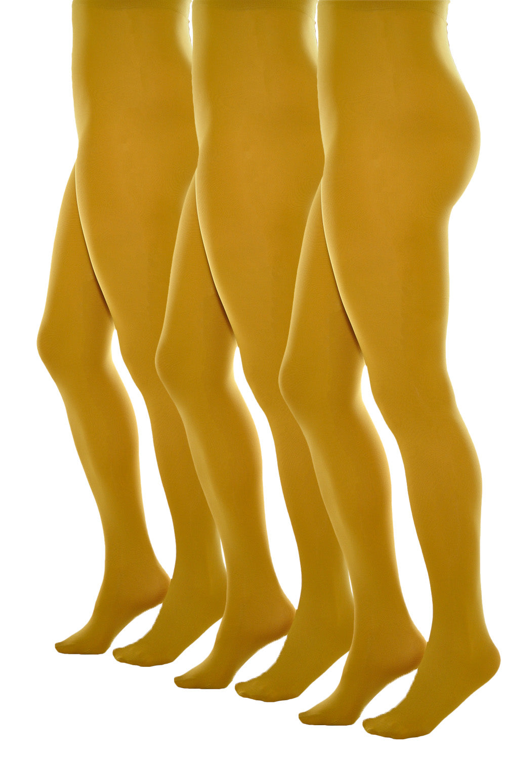 3 Pair Microfiber 60 Denier Tights Comfort& Economic