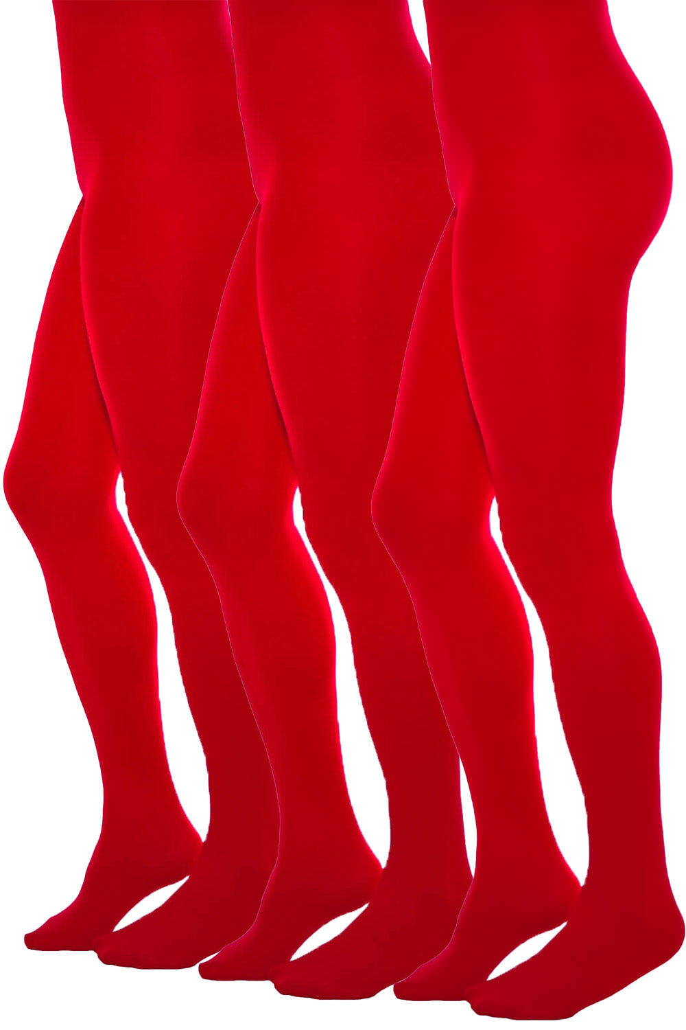 3 Pair Microfiber 60 Denier Tights Comfort& Economic