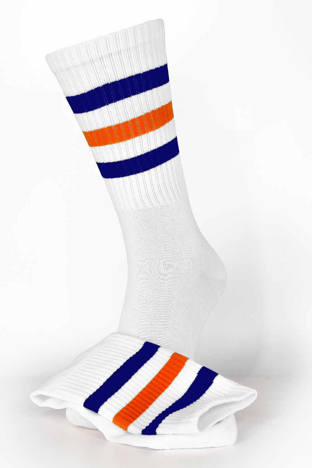 Striped TripleTone Cotton Sport Socks