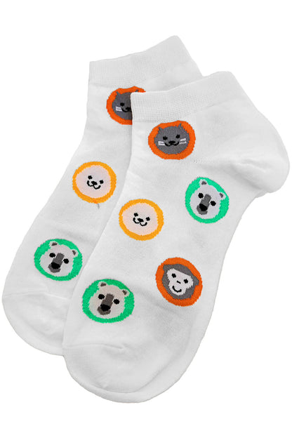 Animal Low Cut Socks Set of 5