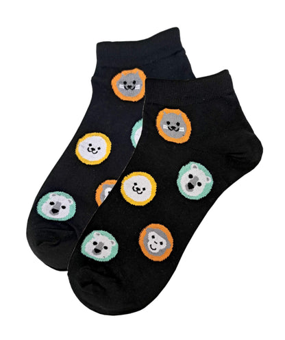 Animal Low Cut Socks Set of 5