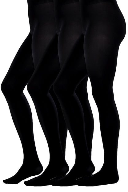 School Black Tights 80 Den - 3 Pack