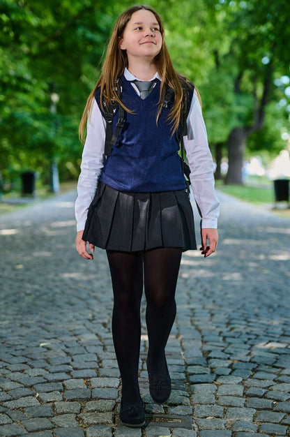 School Black Tights 60 Den - 3 Pack