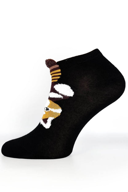 Tails Print Low Socks Set of 5