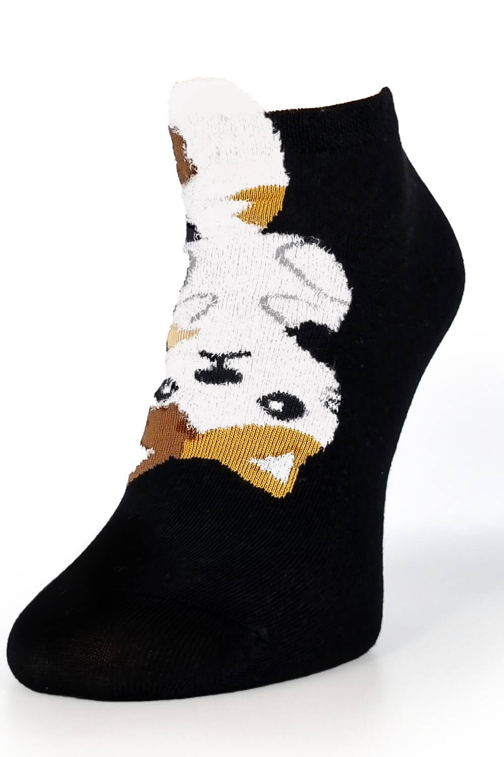 Tails Print Low Socks Set of 5