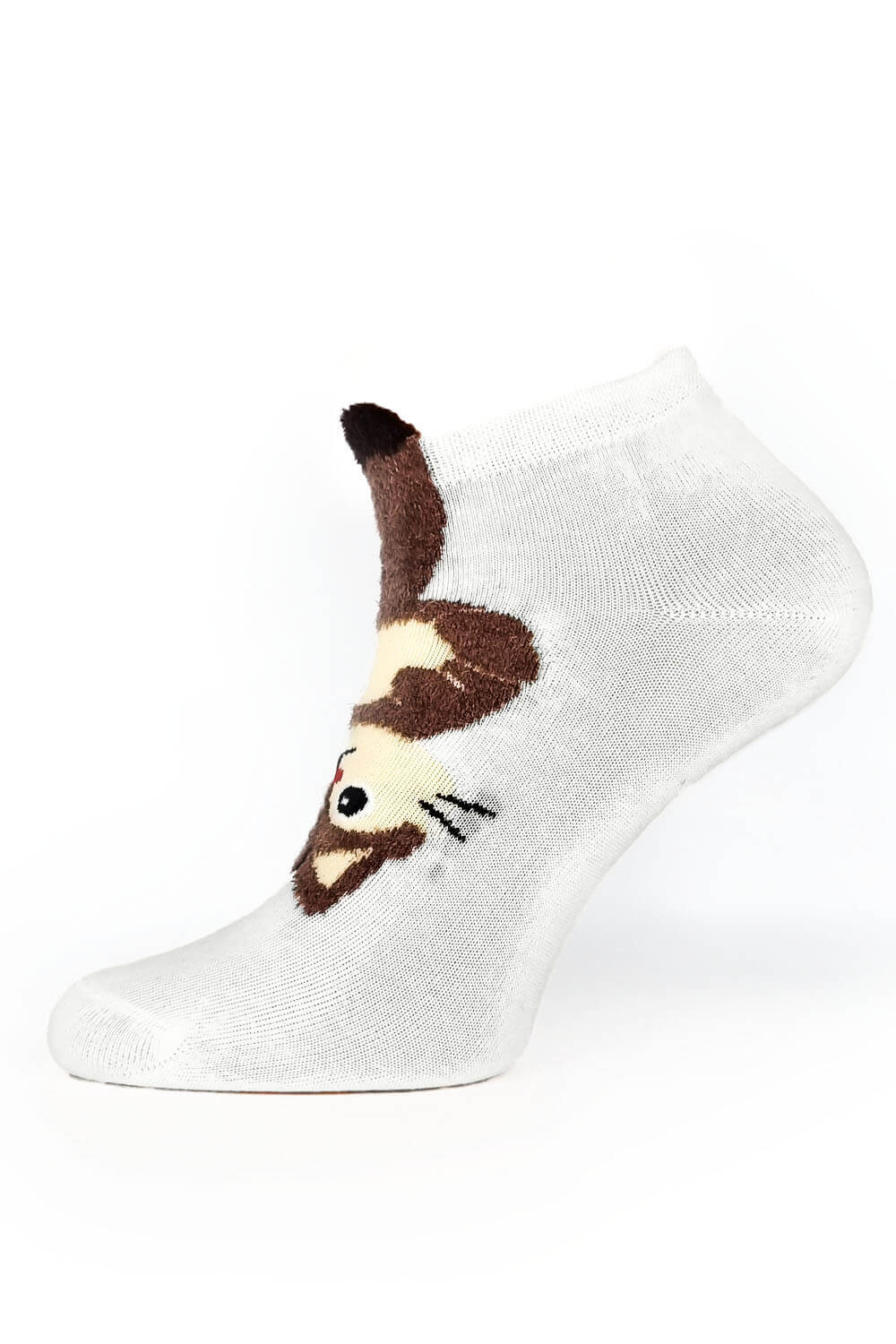 Tails Print Low Socks Set of 5